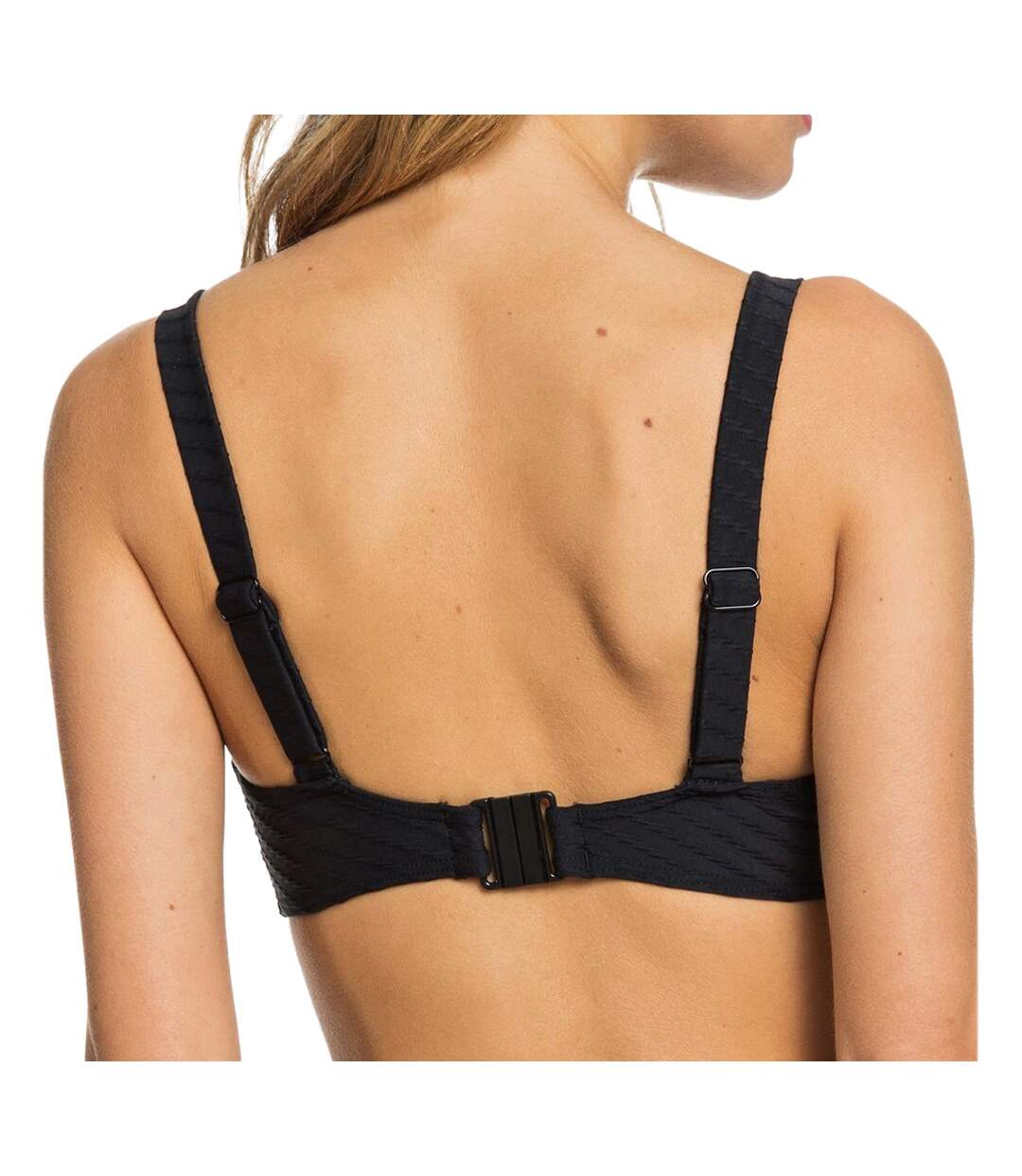 Haut De Bikini Brassière Noir Femme Roxy Golden Breeze
