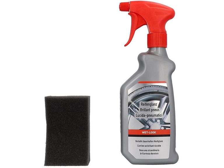 NIGRIN Reifen-Glanz Wet-Look Dauerhafter Hochglanz für Reifen