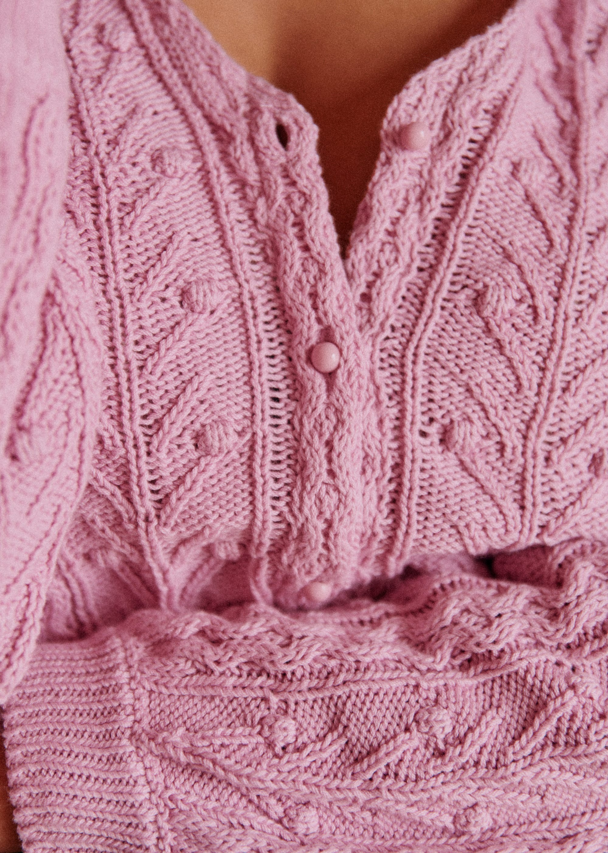 Gilet Beryl - Rose pastel - E-SHOP/MAILLE 5905491