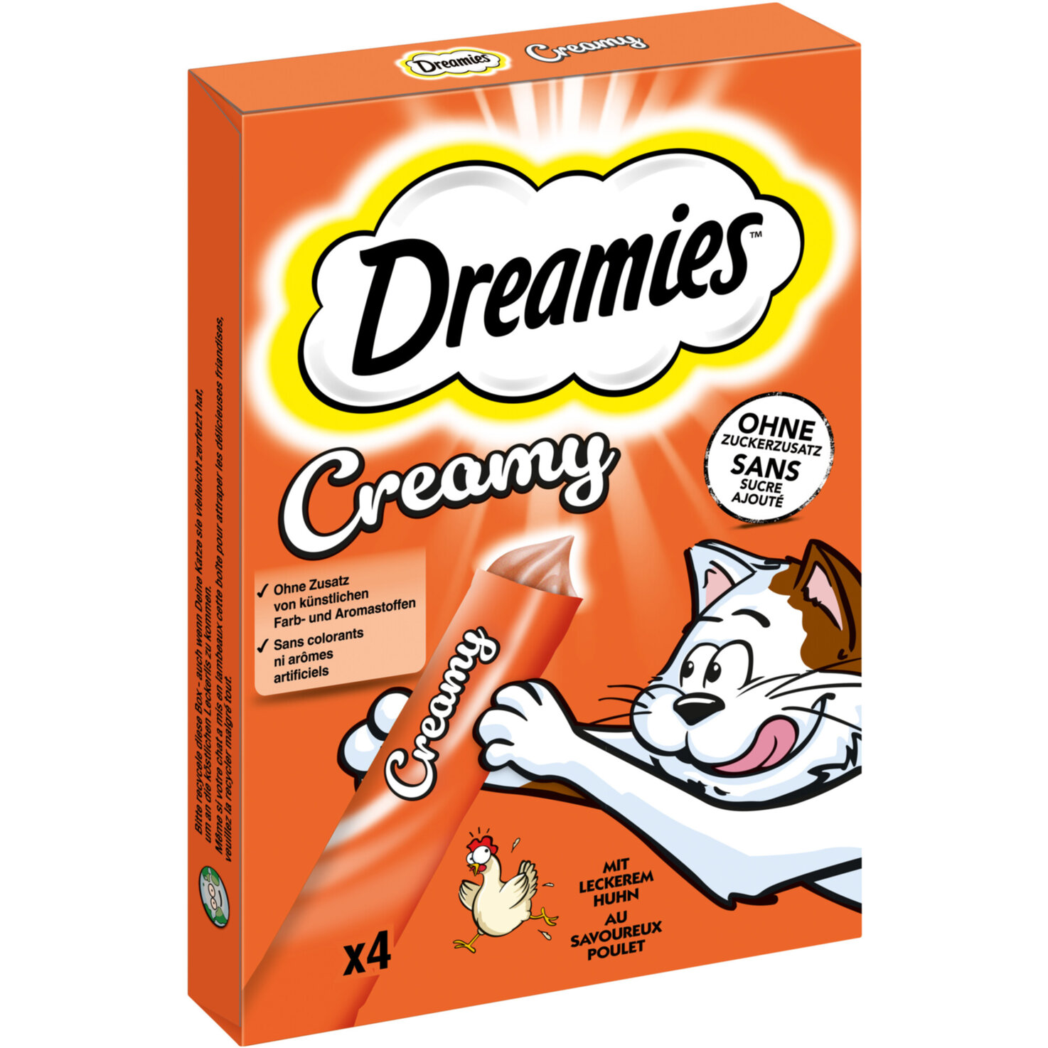 Dreamies Creamy Snacks Huhn