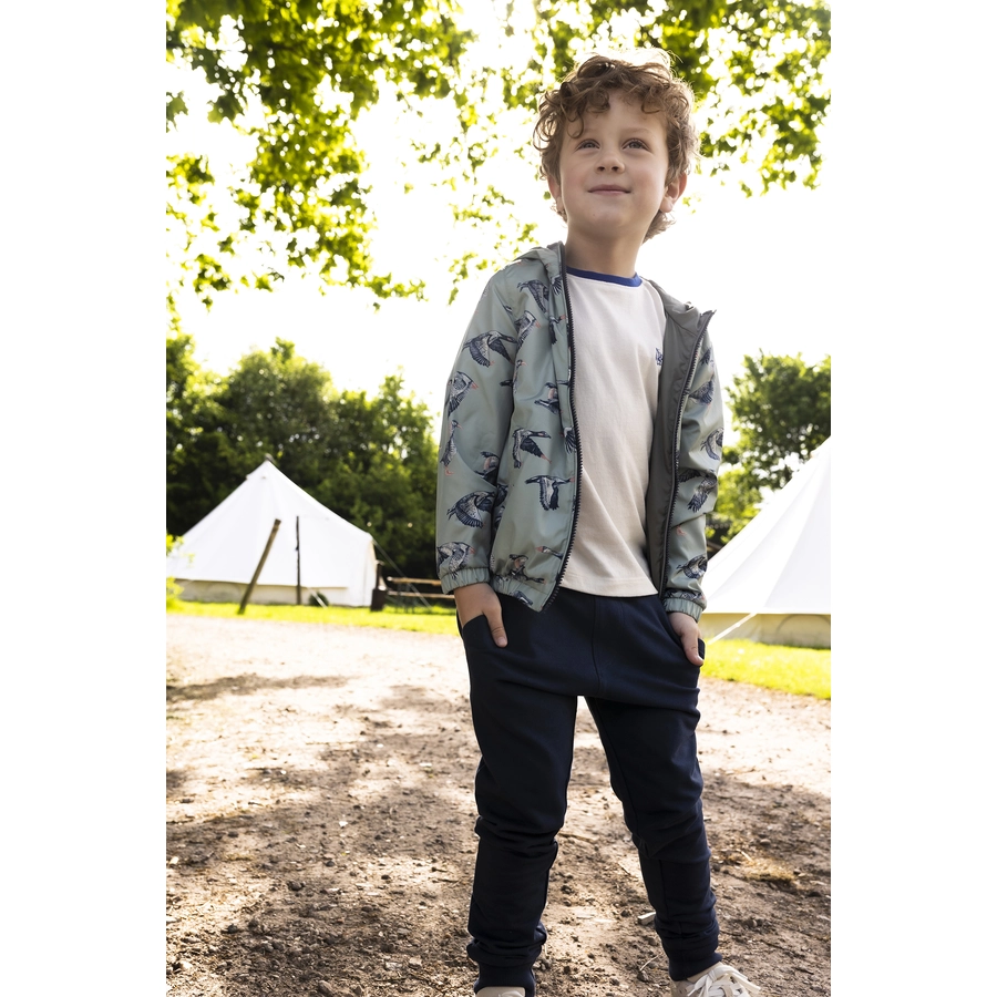 Noppies Sommer jacke Derwood- Reversible Slate Gray