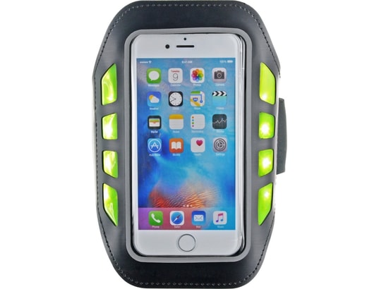 BIGBEN CONNECTED - Brassard noir avec leds réfléchissantes pour smartphones jus...