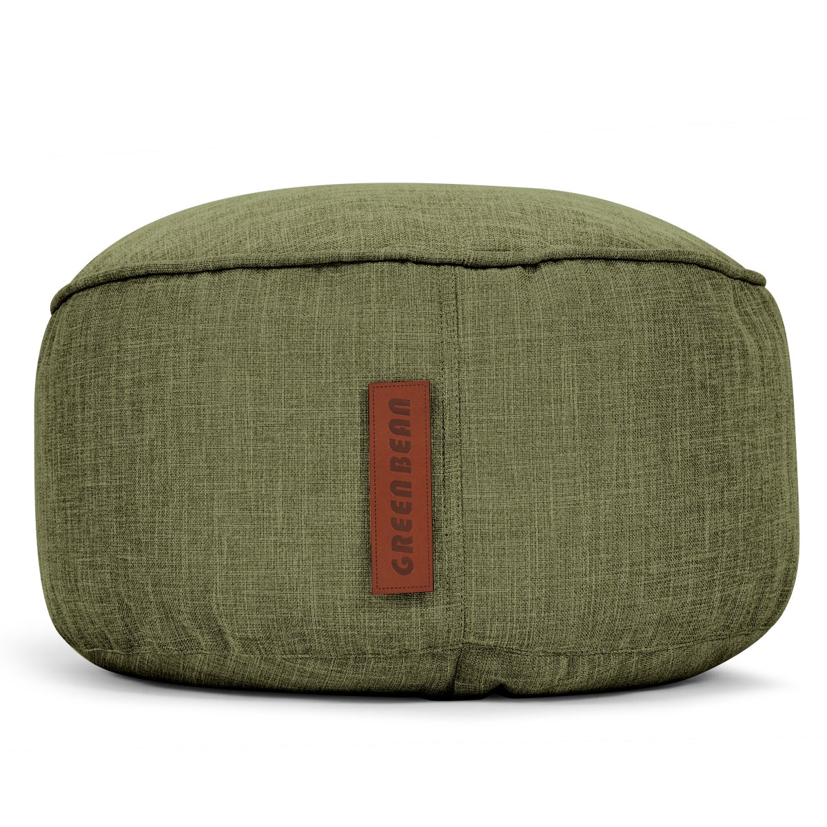 Groene Bean Zitzak Kruk 45x25cm met EPS-korrelvulling - Voetenbank Voetkussen Zitpoef voor Zitzakken - Vloerkussen voor Kinderen en Volwassenen - Voetsteun Zitkussen Zitkruk Groen
