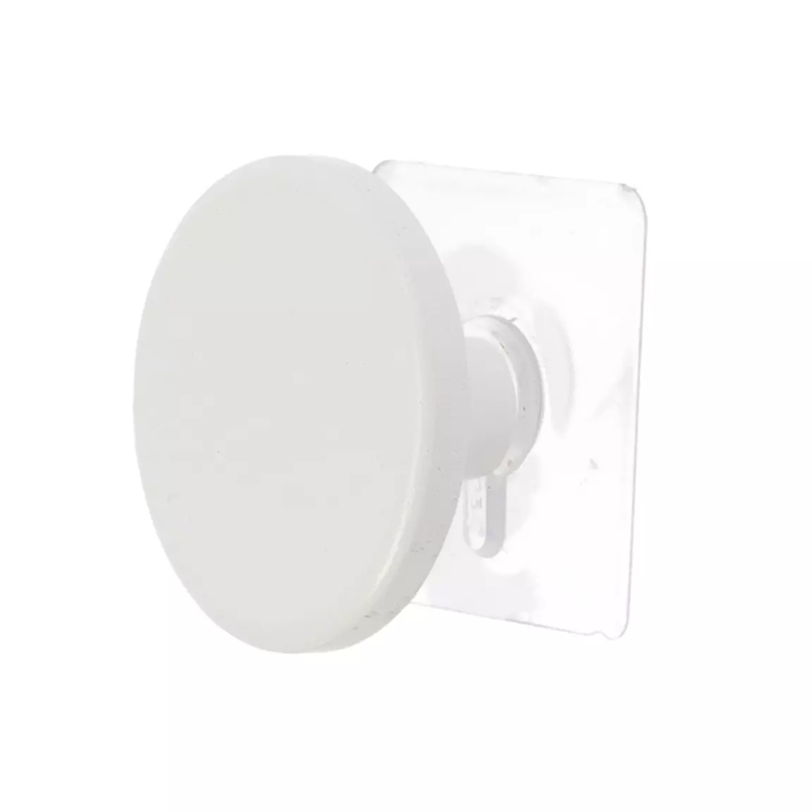 Patère adhésive (D6,5 cm) Easy Chic Blanc