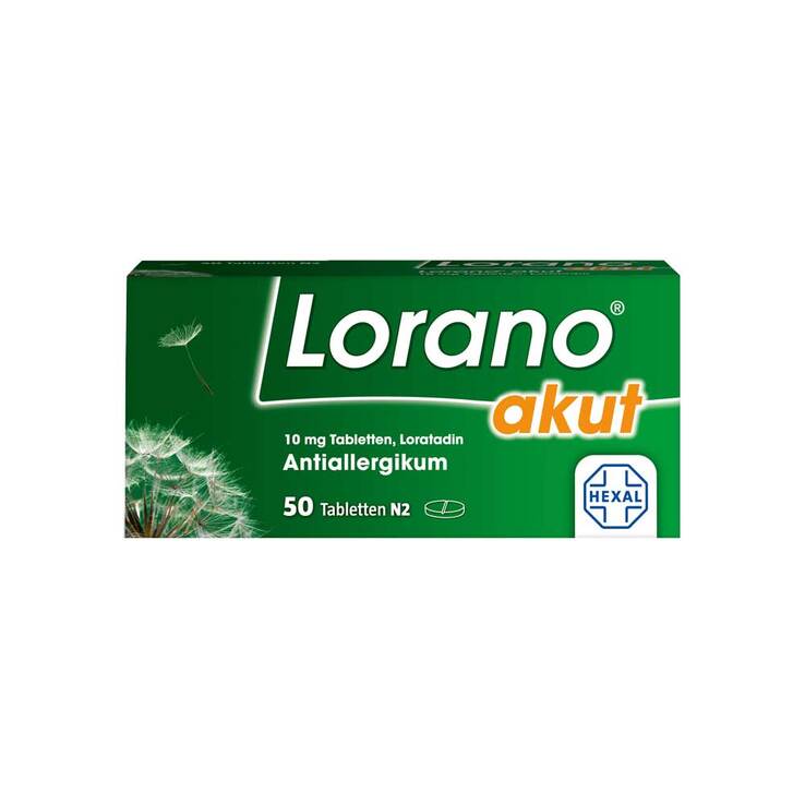 Lorano akut 10 mg Tabletten, 50 St