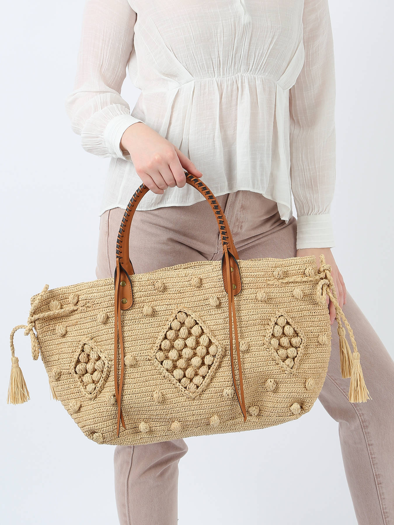 Sac port paule Raphia GERARD DAREL