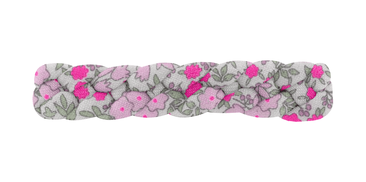 Barrette Cheveux Tressée Serenade Fluo