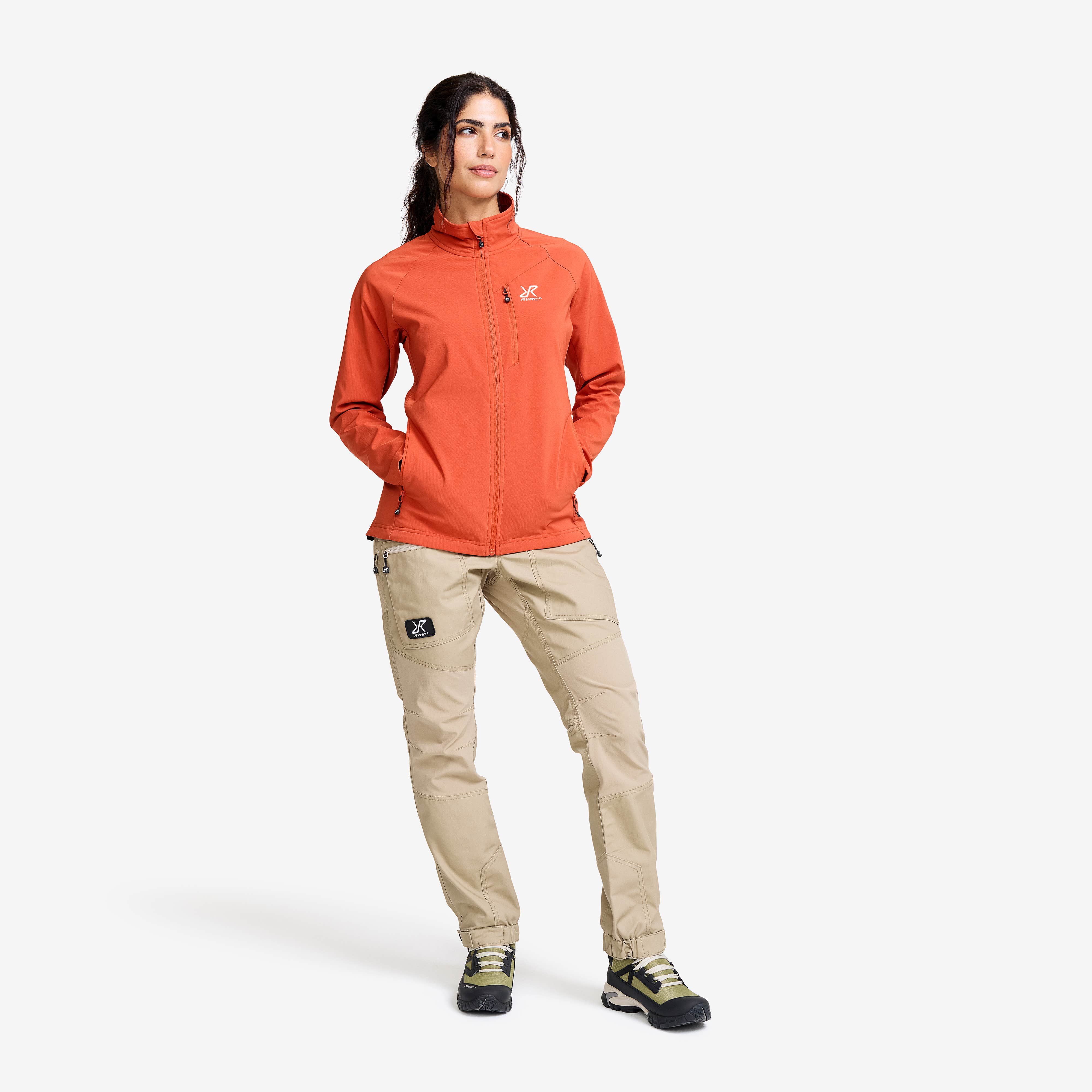Exciter Light Softshell Jacket Dame Mecca Orange