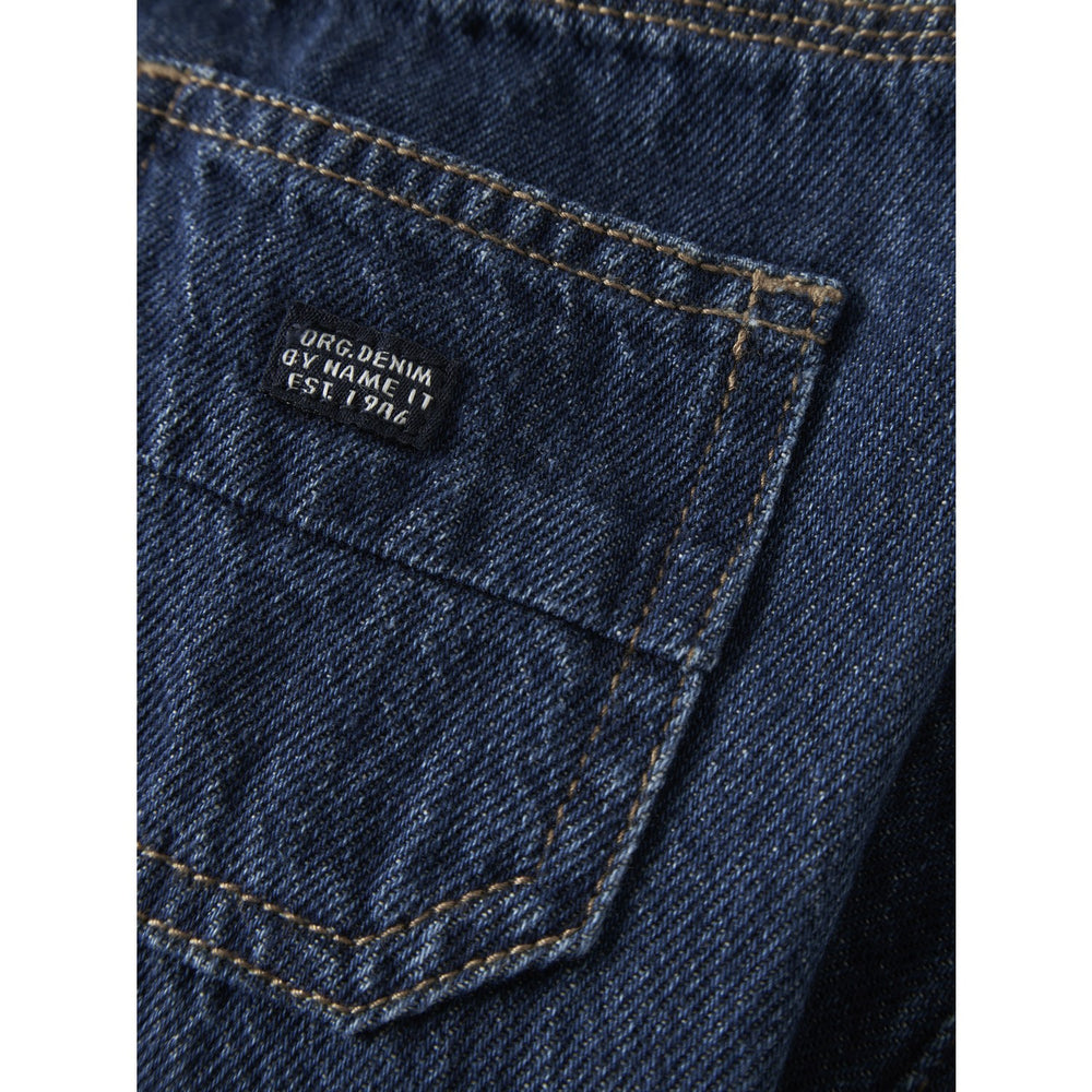 Køb Name It Dark Blue Denim Nmmsilas Tapered Jeans 1570-Av O