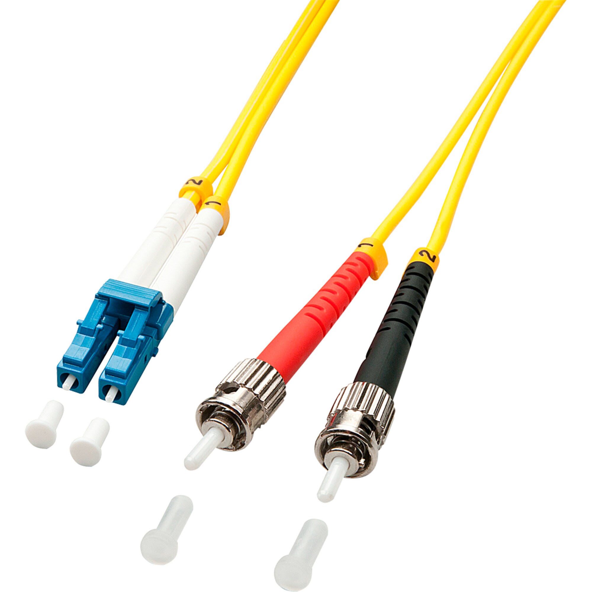 Lindy Kabel LWL-Duplexkabel LC > ST, Singlemode OS2