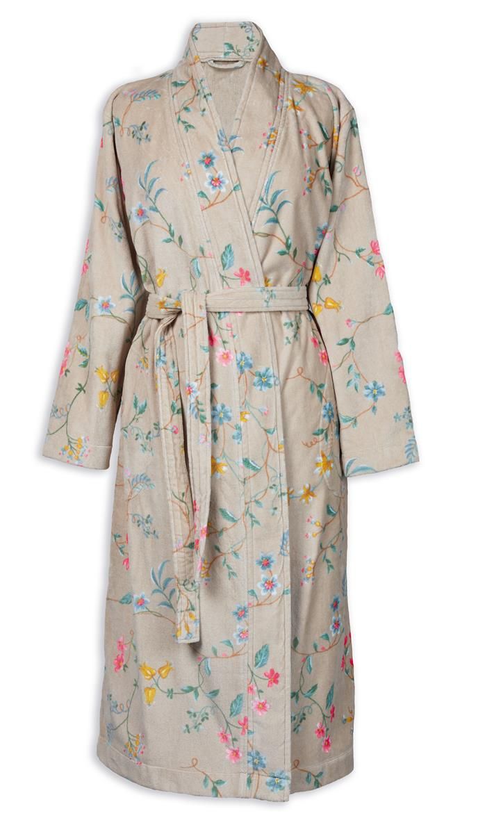 Bademantel PIP STUDIO Velour LES FLEURS XS