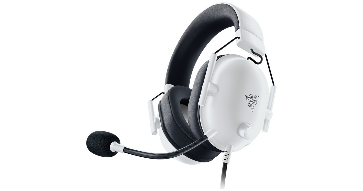 RazerBlackShark V2 X over-ear gaming headset  (Wit)