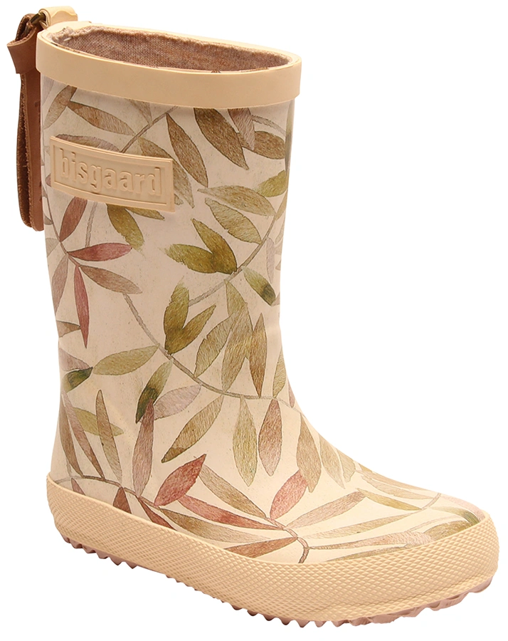 Gummistiefel FASHION in beige leaves