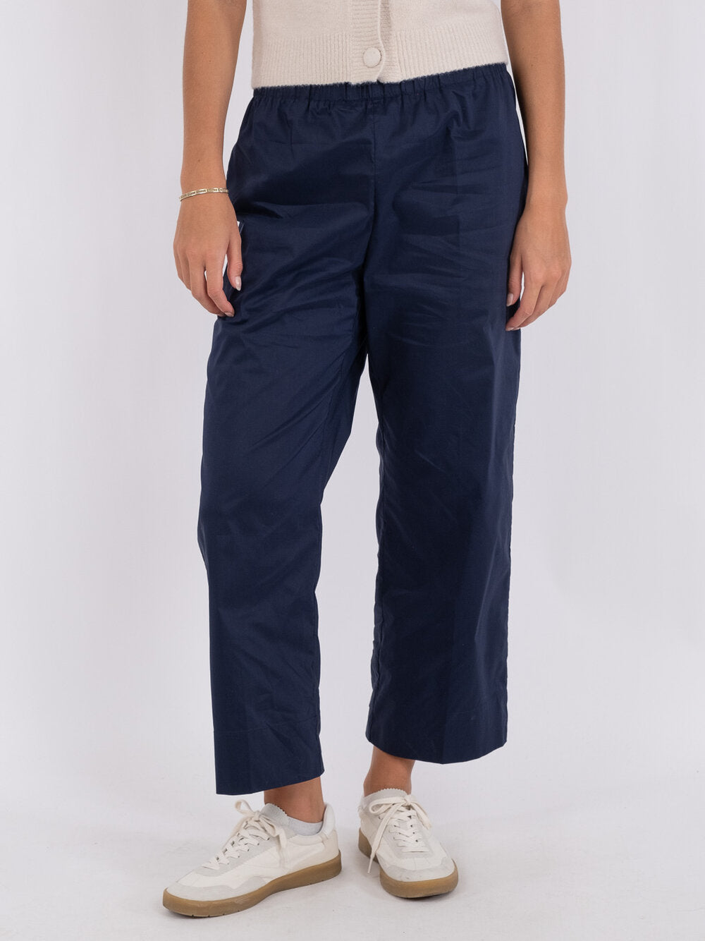 Neo Noir  Yana Poplin bukser - Navy
