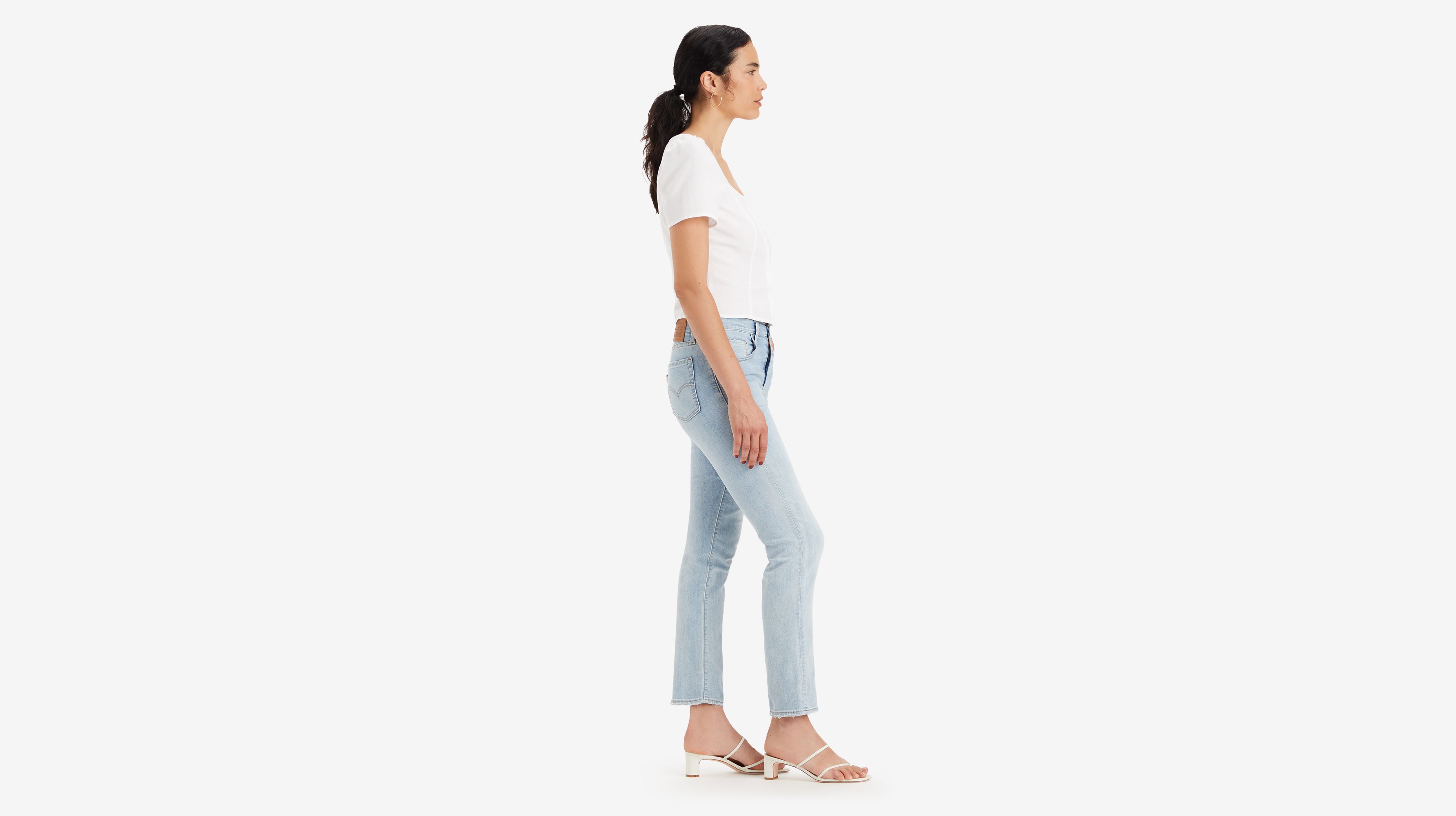 Jean 724™ taille haute Straight Lightweight - Cool Bright In Blue - Bleu