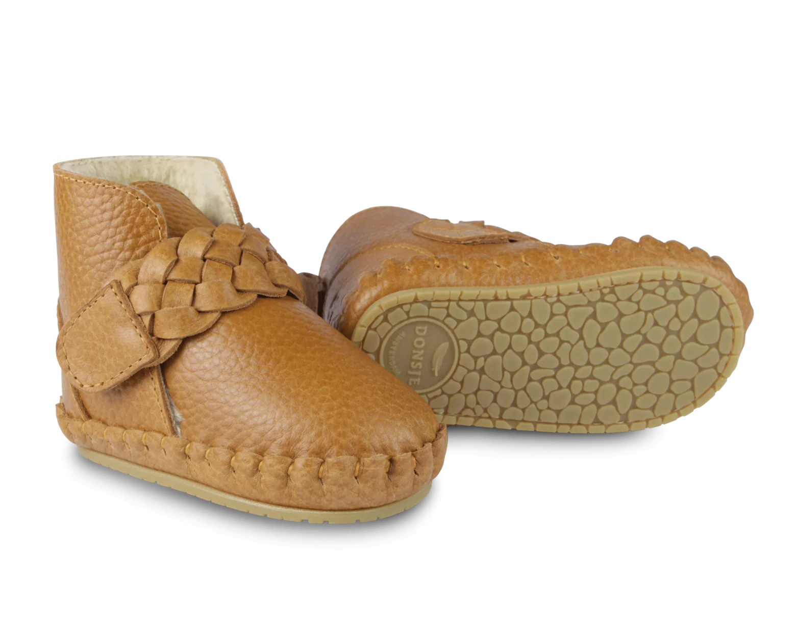 Mace Booties | Toast Grain Leather