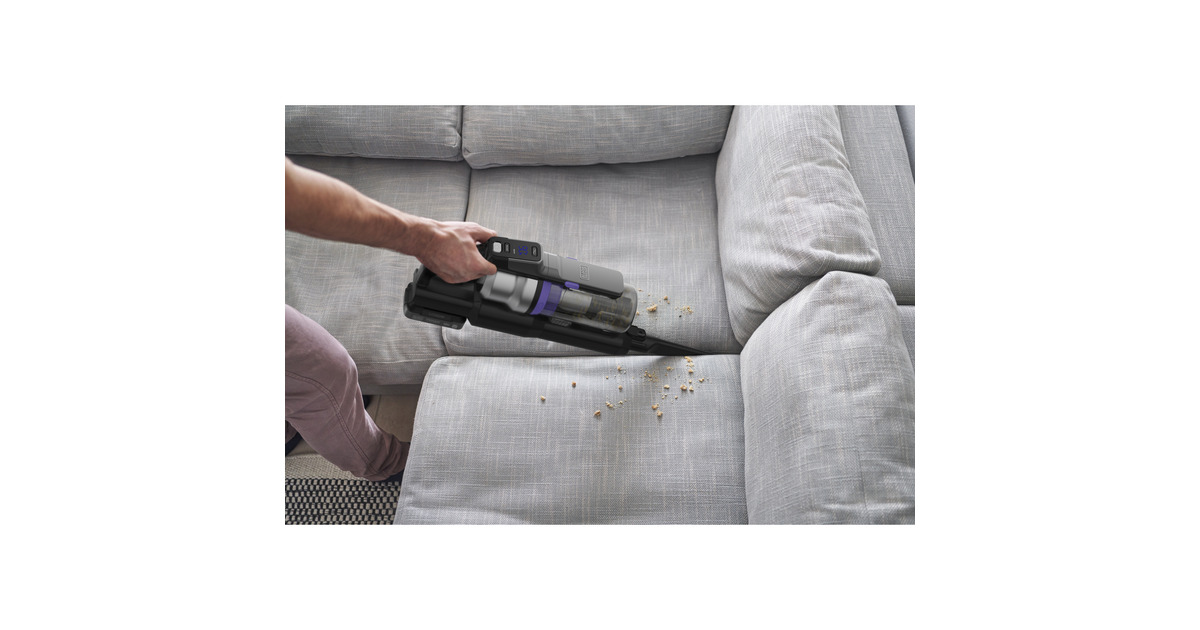 BLACK+DECKER18V 2.5Ah 4IN1 Steelstofzuiger  (Zwart/paars)