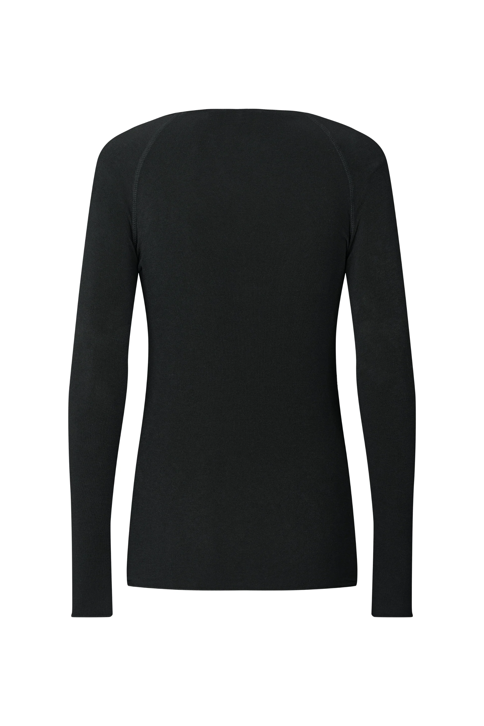 Gai+Lisva  Amalie wool langærmet t-shirt - sort