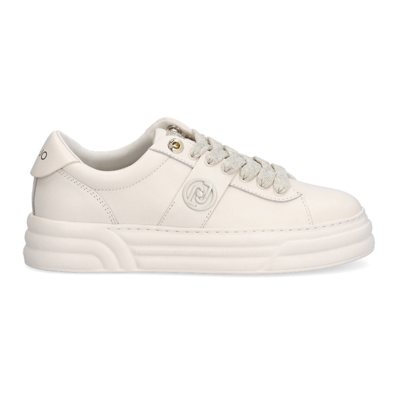 Liu-Jo Sneakers en Cuir Isodore écrues
