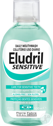 Oral Care Eludril Sensitive Bain De Bouche Quotidien Dents Sensibles 500ml