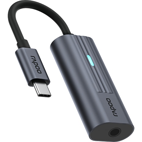 Rapoo USB-C til 3,5 mm audio adapter