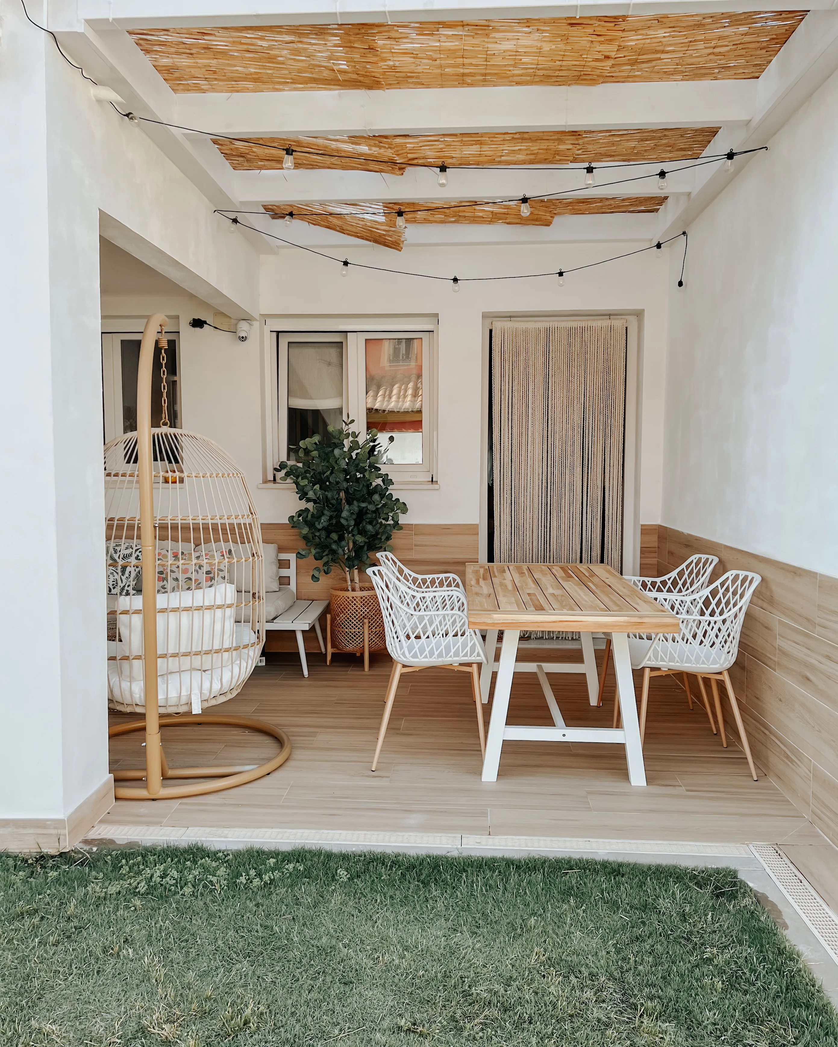 Set van 2 eetkamerstoelen NASHUA Wit