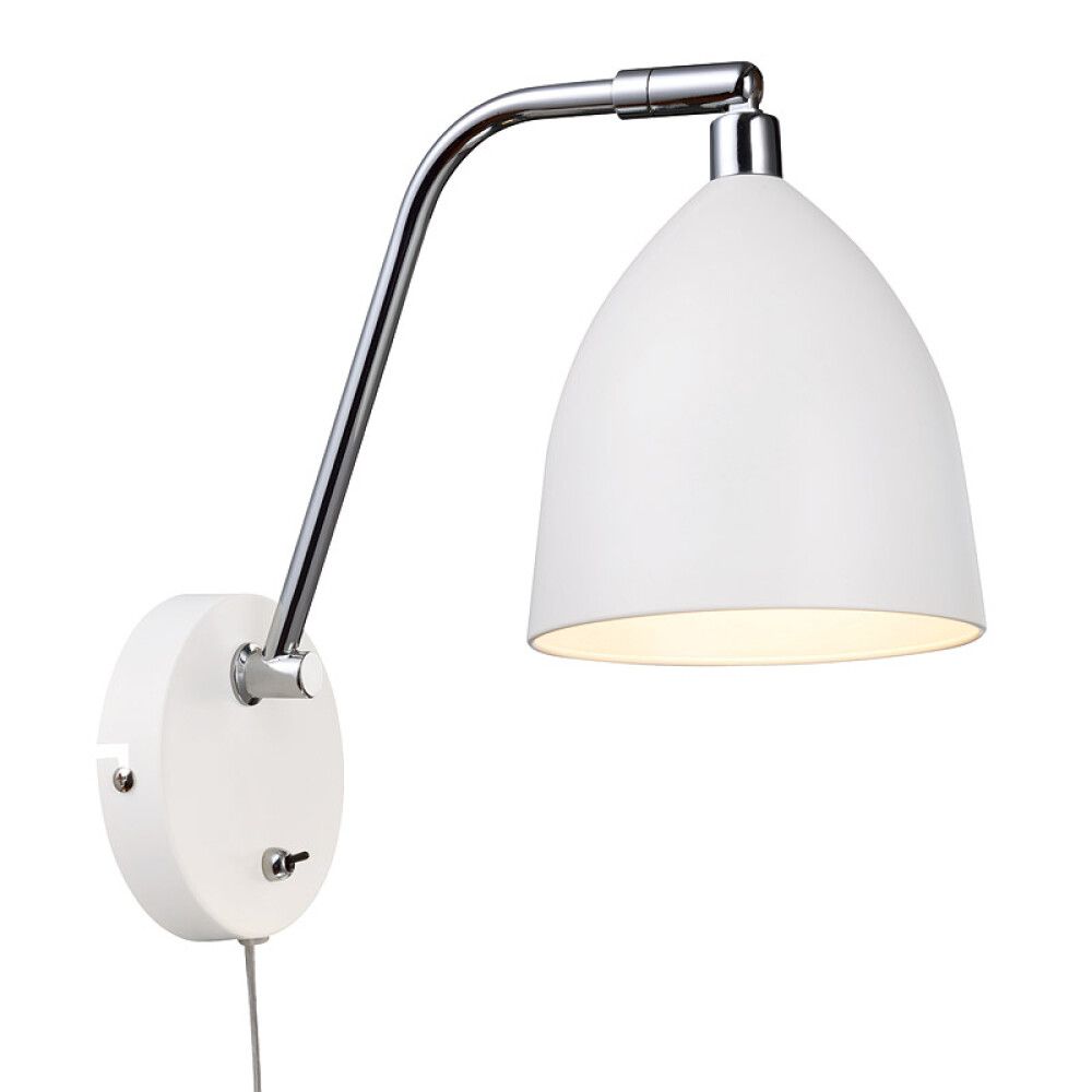 VEGGLAMPE MARKSLÖJD FREDRIKSHAMN 1 HVIT