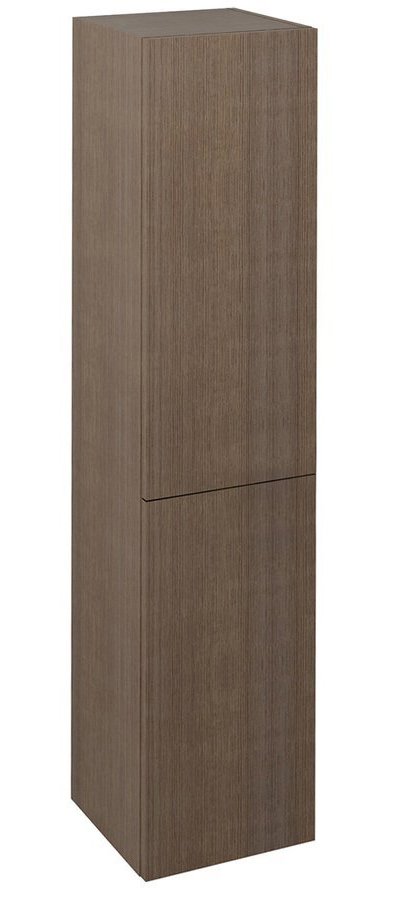 Sapho Espace kolomkast met 2 deuren 35x32x175cm donkerbruin eiken