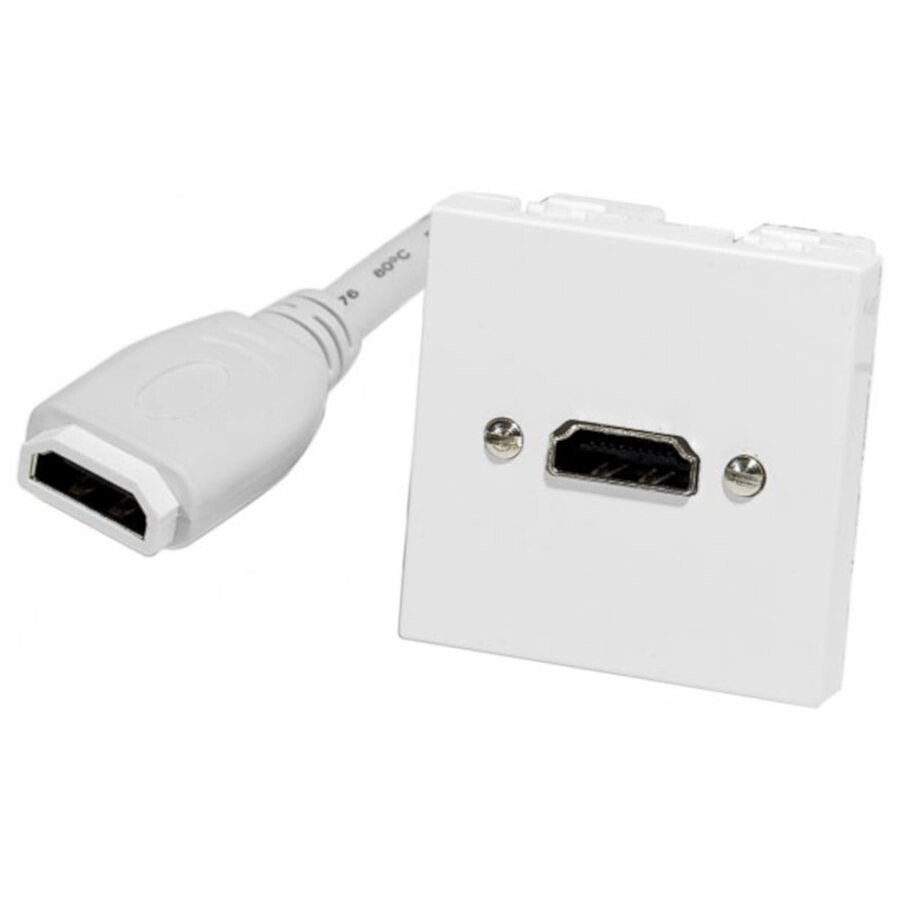 Plastron 45x45 HDMI femelle / femelle