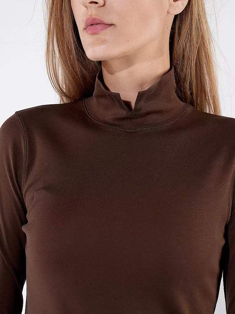 MARC CAIN Rollkragenpullover braun