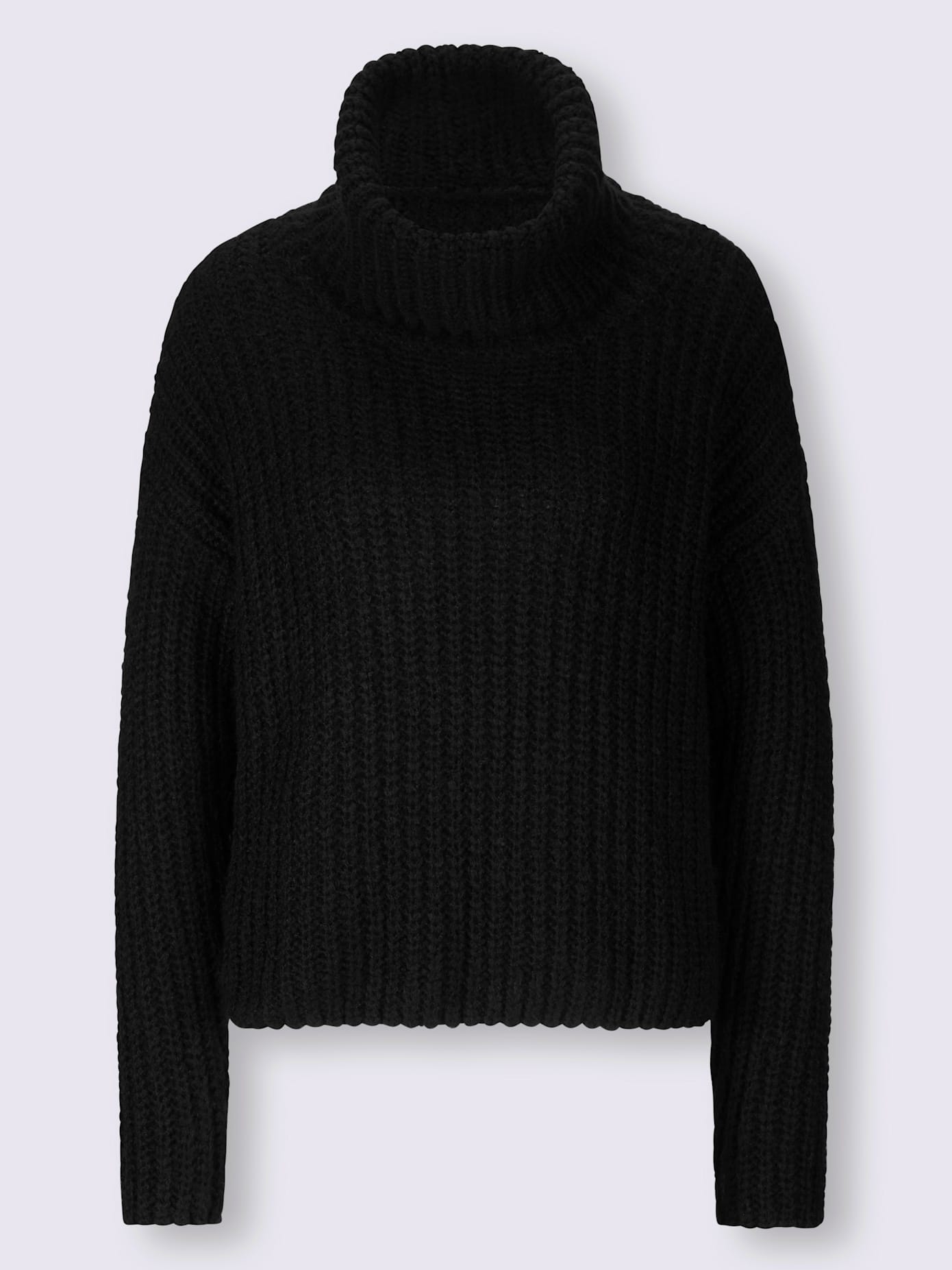 Pull grand col roulé