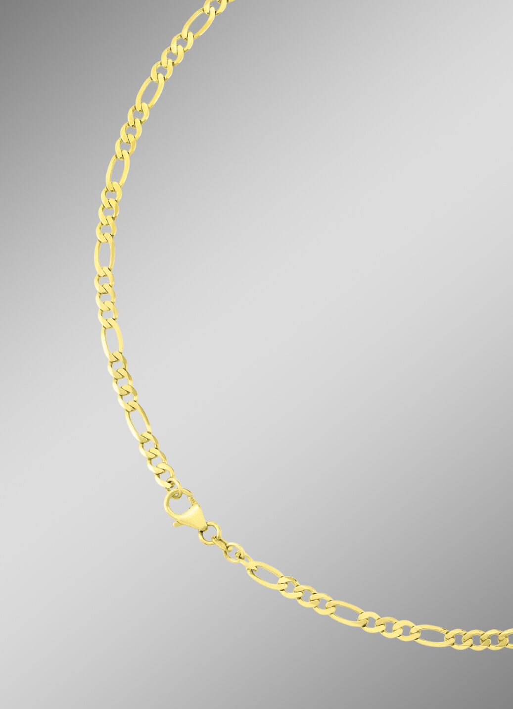 Diamantierte Figarokette