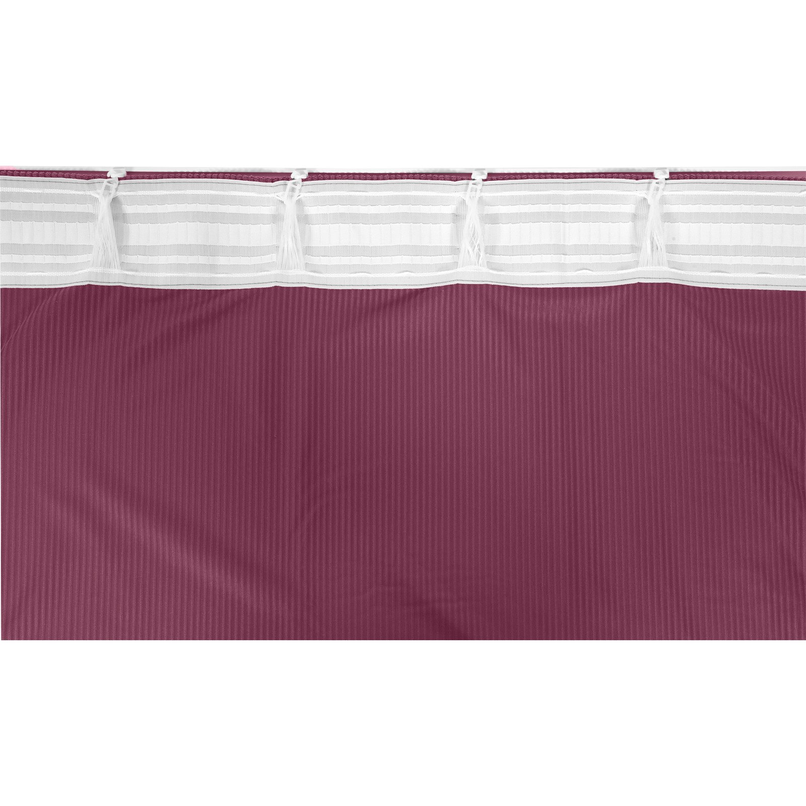 Fertigvorhang Rippenoptik mauve 140 x 250 cm