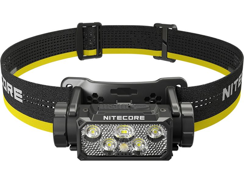 Nitecore Stirnlampe HC60 UHE 1600 Lumen Gelb/Schwarz Kopflampe