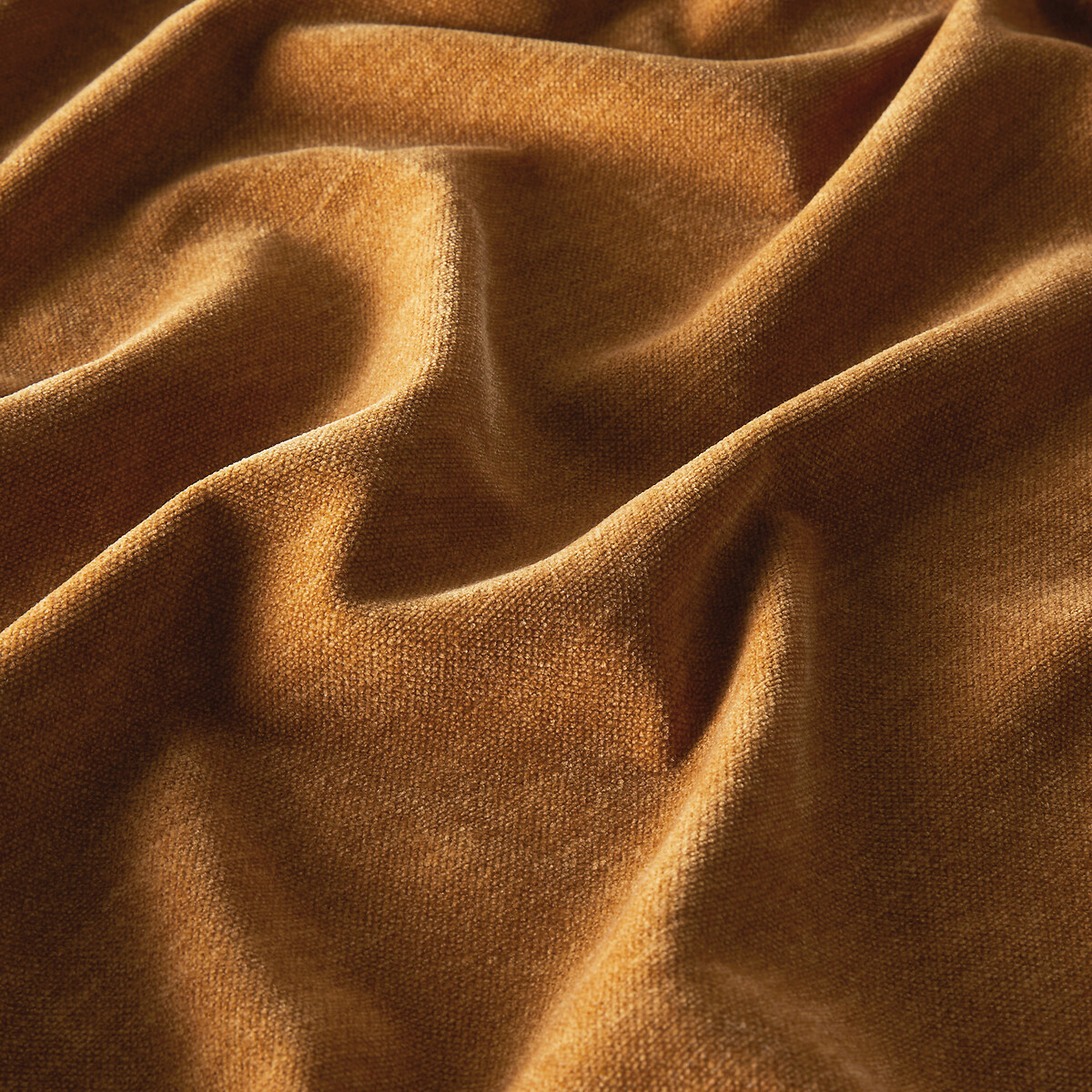 LA REDOUTE INTERIEURS<br>Cortina de veludo em chenille com ilhós, Calda