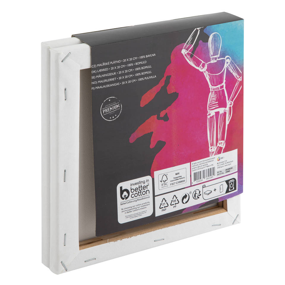 Nassau canvas set 2-delig - 20 x 20 cm