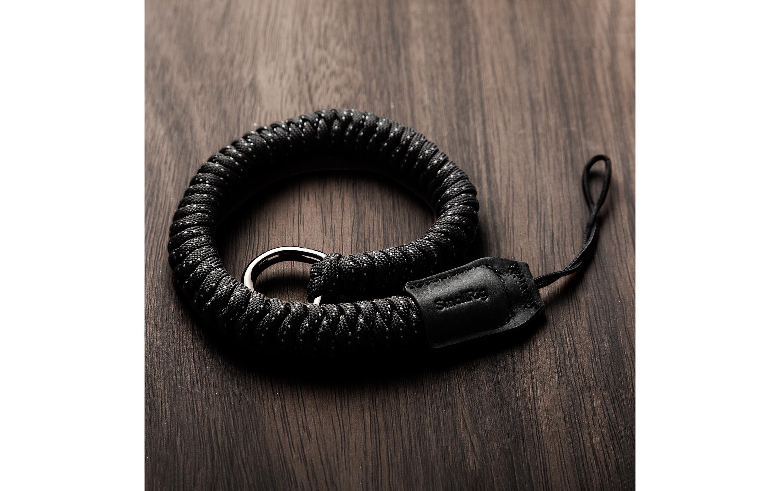 Universal Braided Wristband SchwarzKamera-Armband
