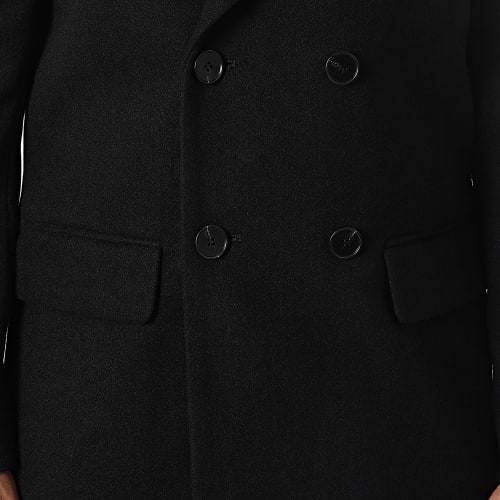 Manteau Col Mouton Noir