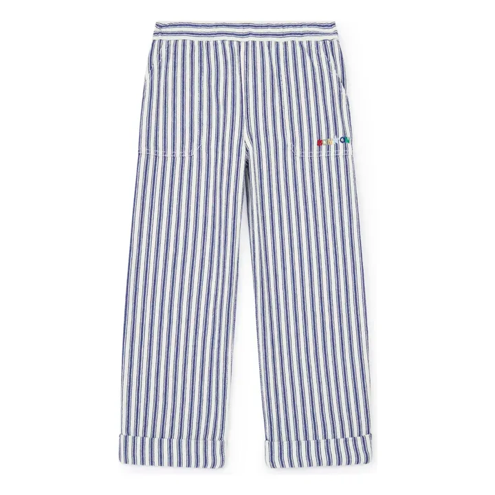Bonton Pantalon Rayé Itcha | Bleu