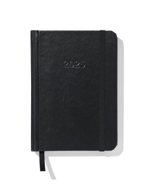 agenda 2025 A6 PU noir
