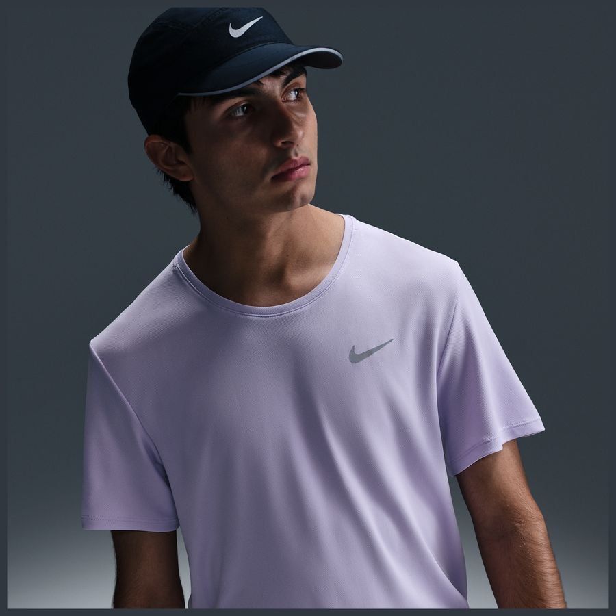 Nike T-shirt Running Dri-FIT UV Miller - Hydrangeas/Argenté