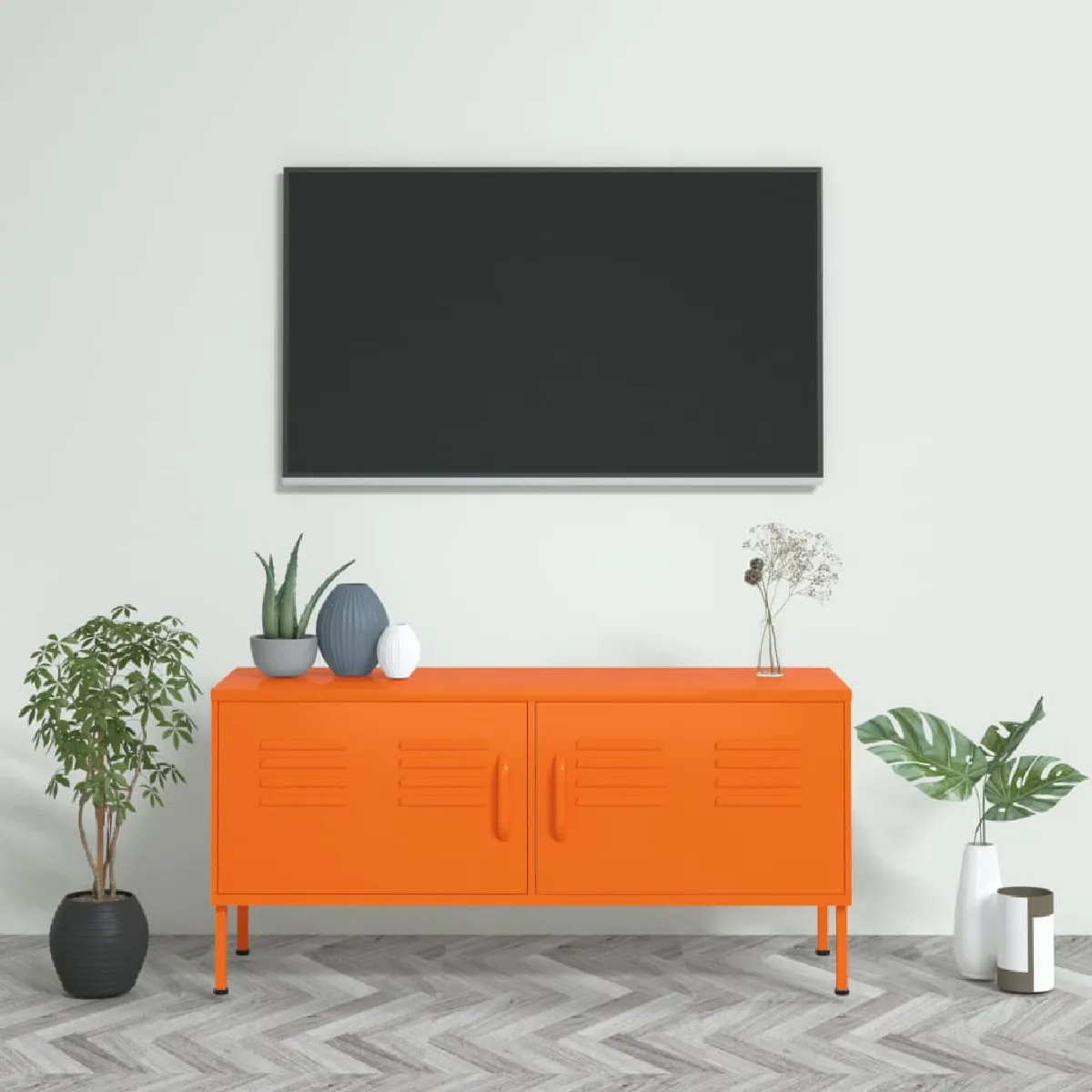 vidaXL Meuble TV Orange 105x35x50 cm