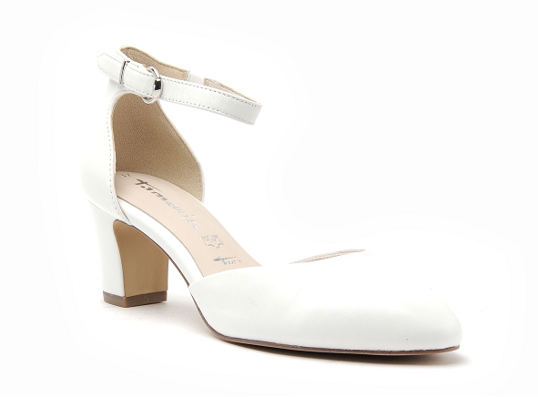 Tamaris escarpins femme 22401 42 blanc