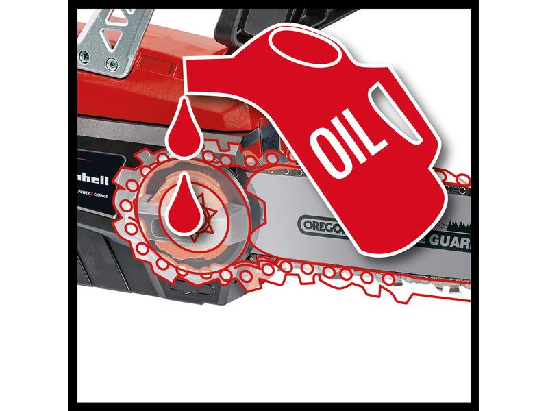 Einhell Akku-Kettensäge GE-LC 18 Li Solo Bequemes und sicheres Werkzeug für Hobbygärtner