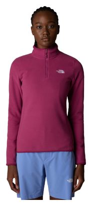 Polaire Femme The North Face 100 Glacier 1/4 Zip Violet
