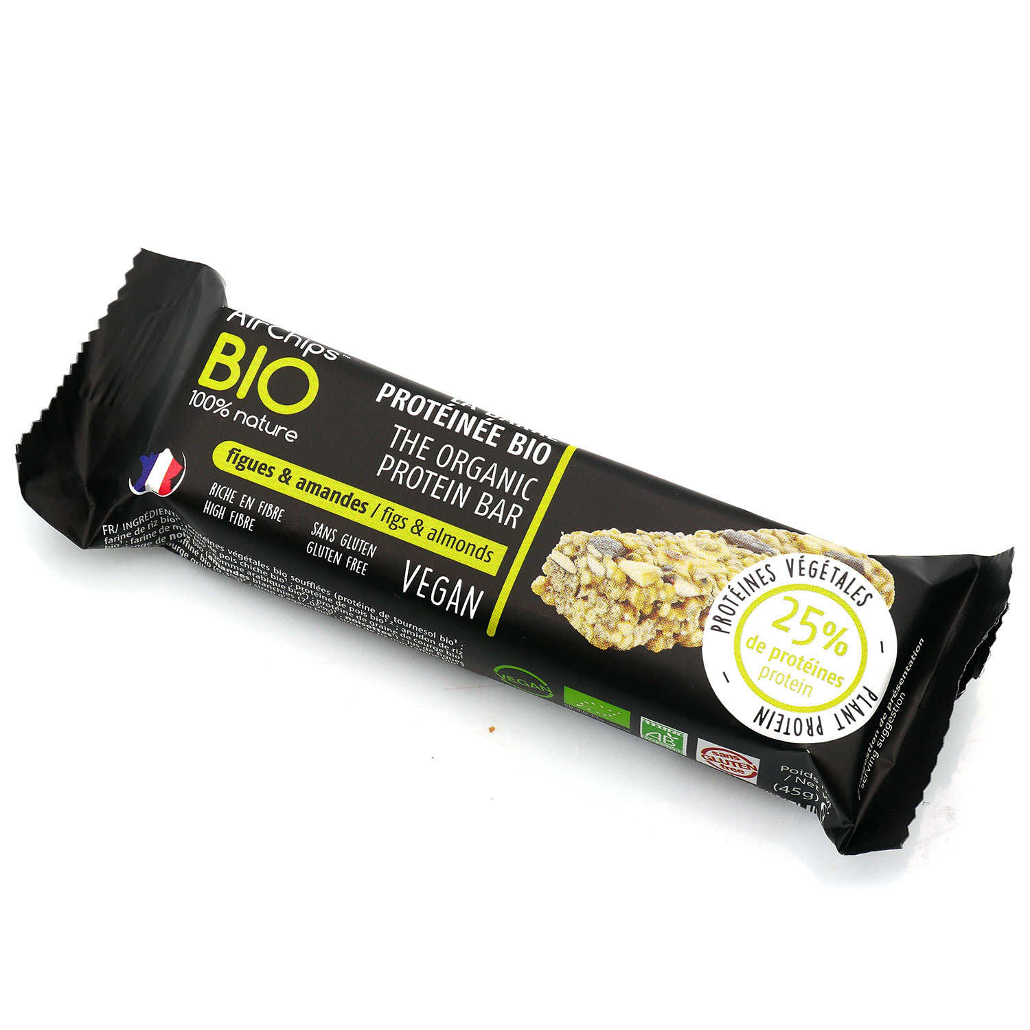 Barre protéinée bio aux Figues et Amandes