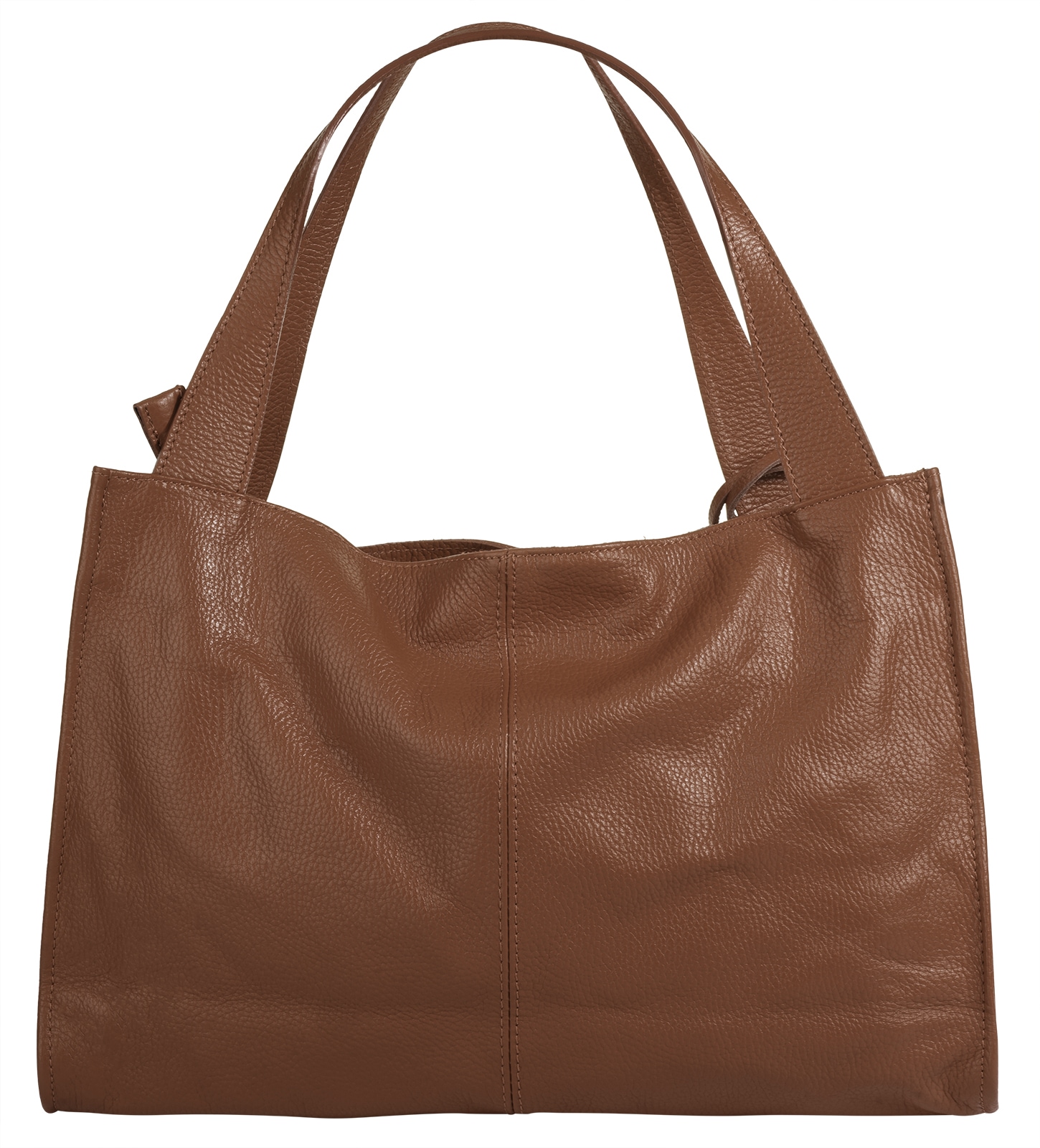 Cluty Shopper echt Leder, Made in Italy