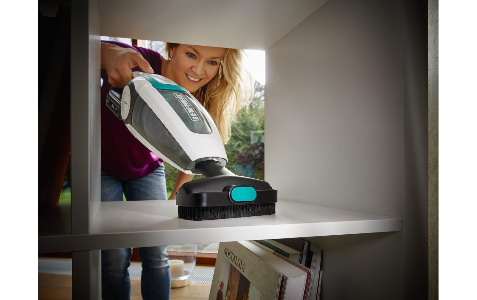 Akku-Hand- und Stielsauger Regulus PowerVac 2in1 Weiss<br>Kabelloser Staubsauger