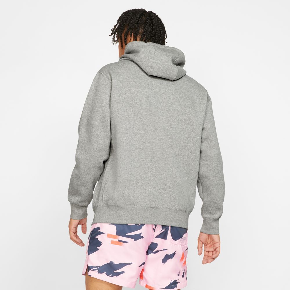nike sportswear club fleece haettetroeje dk grey heather