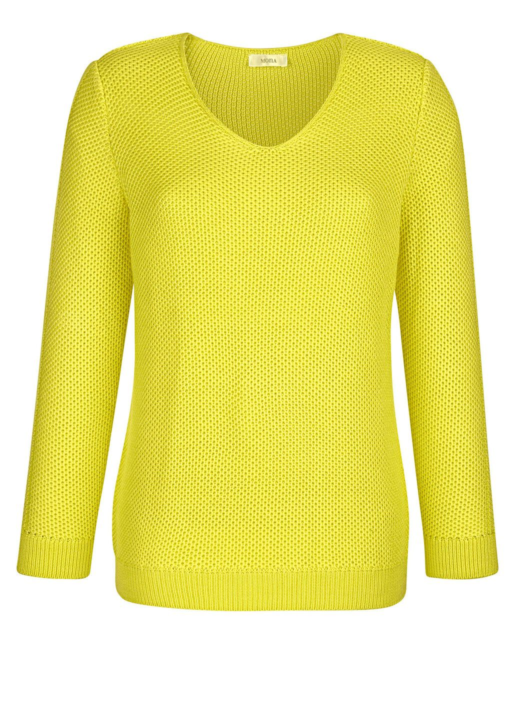 Pullover in dekorativer Struktur